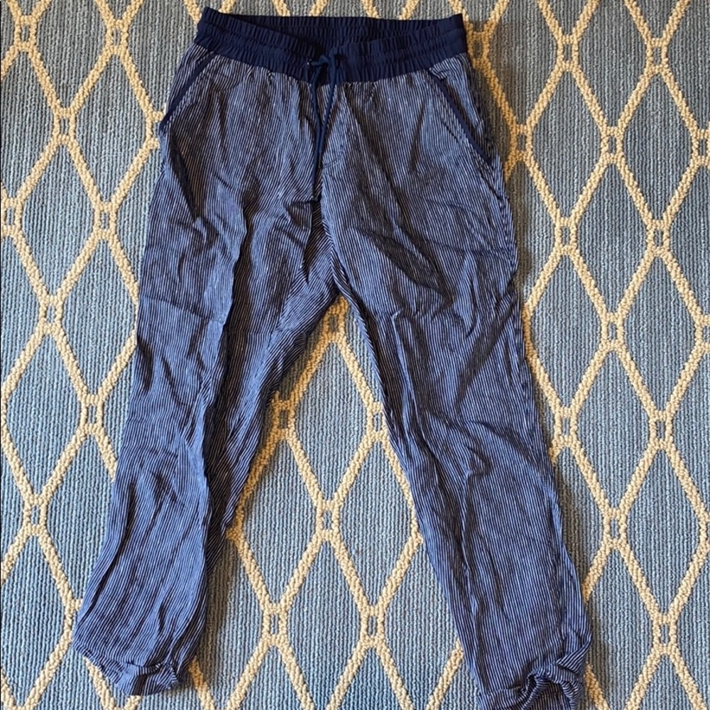 Striped capris